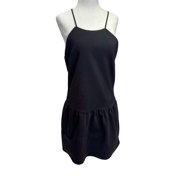 Anine Bing Bree Square Neckline Knee Length Black Dress Size M - Picture 5 of 11